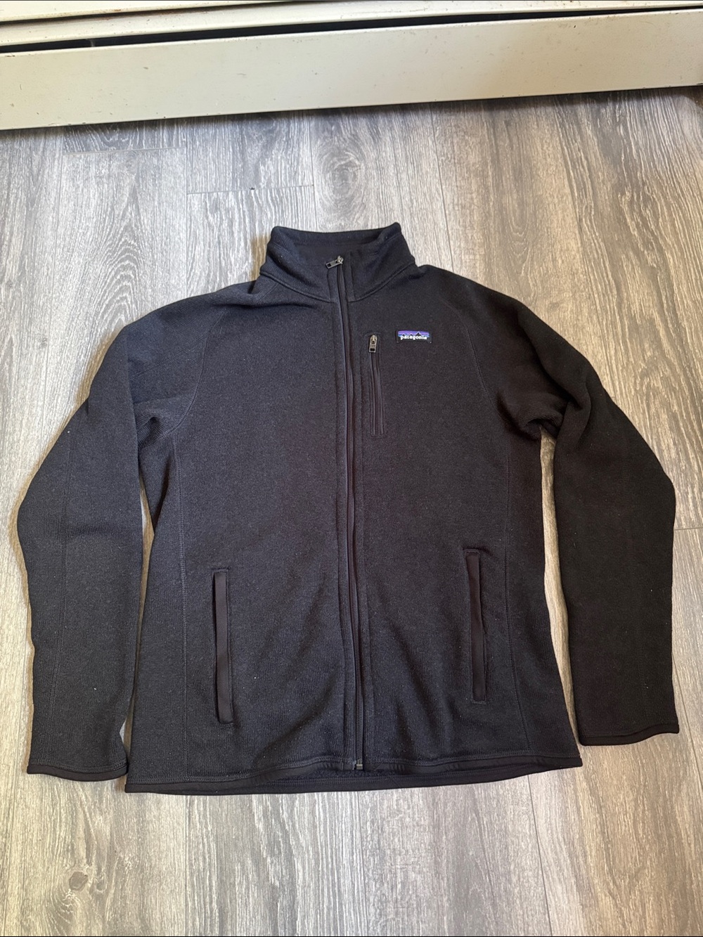 Patagonia Black Lightweight Full-Zip Shirt Jacket